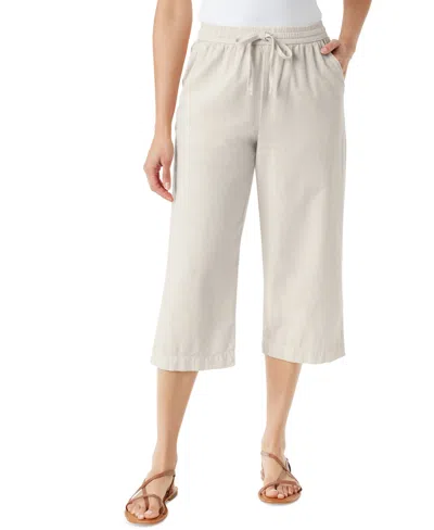 Gloria Vanderbilt Women's Blaine Pull-on Cotton Cropped Pants