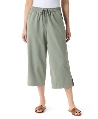 Gloria Vanderbilt Women's Blaine Pull-on Cropped Pants In Green