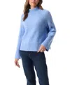 Gloria Vanderbilt Women's Constance Long-sleeve Sweater In Blue