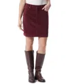 Gloria Vanderbilt Women's Cord Mini Skirt In Brown