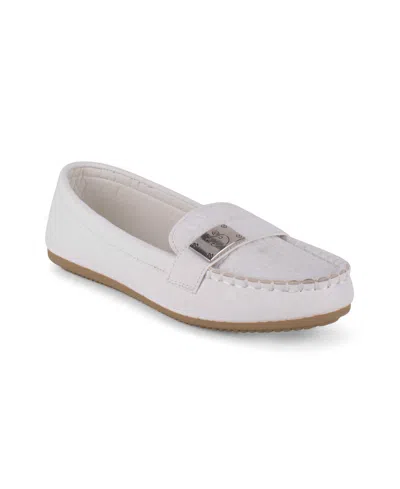 Gloria Vanderbilt Women's Dionne Slip-on Loafers In White