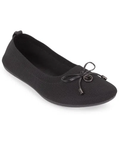 Gloria Vanderbilt Women's Ellery Knit Ballet Flats In Black