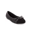 Gloria Vanderbilt Women's Enya Slip On Ballet Flats In Black