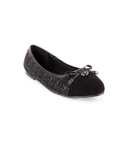 Gloria Vanderbilt Women's Enya Slip On Ballet Flats In Black