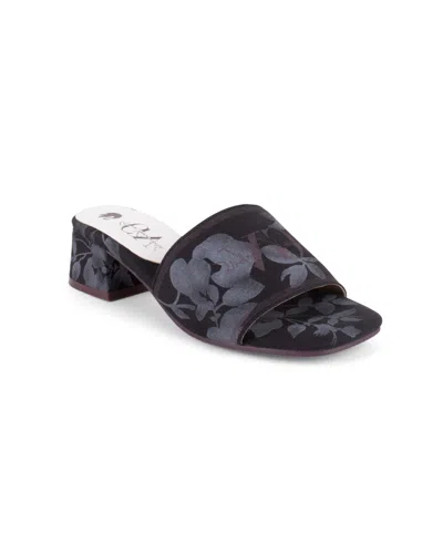 Gloria Vanderbilt Women's Gladys Slip-on Sandals In Black