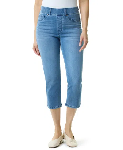 Gloria Vanderbilt Women's High-rise Capri Pants In Blue
