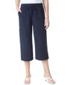 Gloria Vanderbilt Women's High Rise Crinkled Cotton Cropped Pants