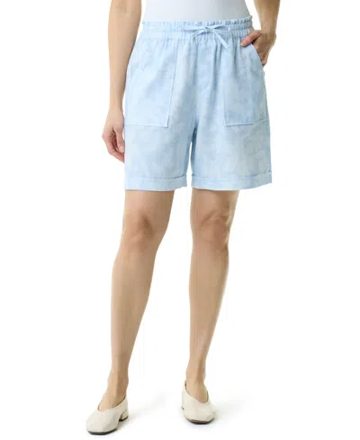 Gloria Vanderbilt Women's Jax Drawstring Shorts In Blue