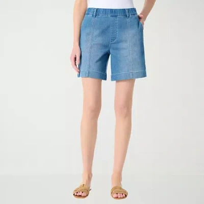 Gloria Vanderbilt Women's Knitololgy Seamed Short In Blue