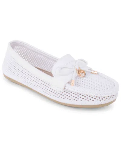 Gloria Vanderbilt Women's Madeleine Slip-on Loafers In White