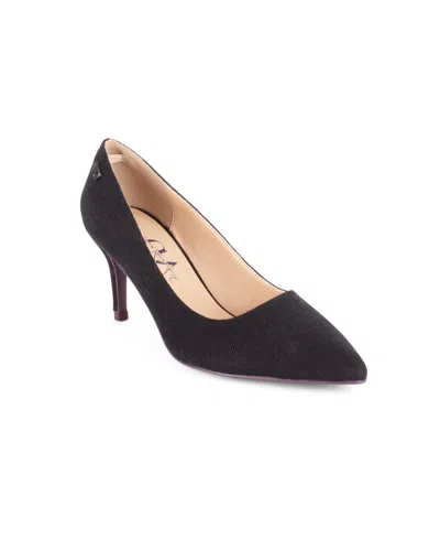 Gloria Vanderbilt Women's Marilyn Pumps In Black Denim