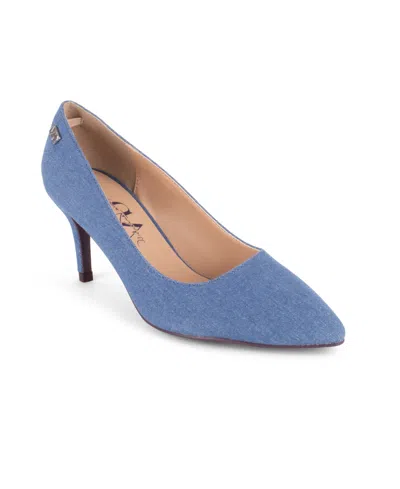 Gloria Vanderbilt Women's Marilyn Pumps In Blue Denim