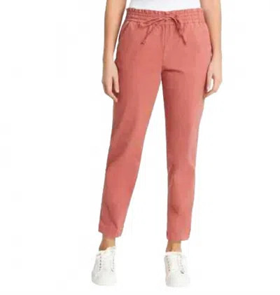 Gloria Vanderbilt Women's Pull On Chino Pants In Begonia Bloom In Multi