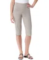 Gloria Vanderbilt Women's Pull-on Slim Capri Trousers In Warm Harvest