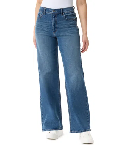 GLORIA VANDERBILT WOMEN'S RELAXED FIT WIDE-LEG JEANS