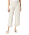 Gloria Vanderbilt Petite Amanda Shape Effect Wide-leg Crop Jeans In Stonewood