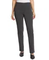 Gloria Vanderbilt Womens Solid Mid Rise Ankle Pants In Heather Grey