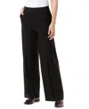 Gloria Vanderbilt Women's Ponte High-rise Wide-leg Pants In Black
