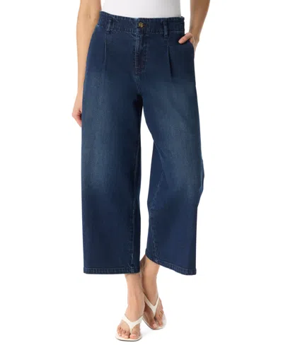 Gloria Vanderbilt Women's Wide-leg Crop Pants In Blue