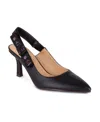 Gloria Vanderbilt Zsa Zsa Bow Slingback Pump In Black