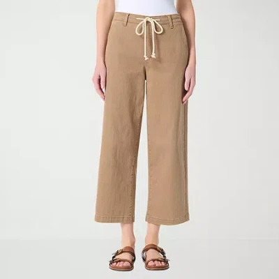 Gloria Vanderbilt Womens Capri Jean In Brown