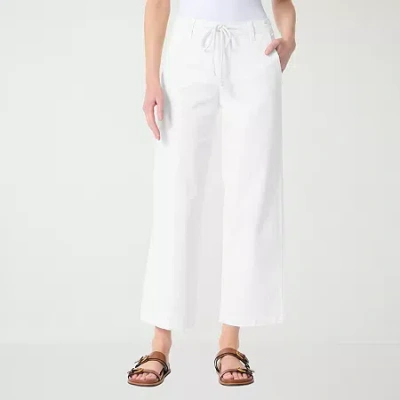 Gloria Vanderbilt Womens Capri Jean In White