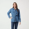 Gloria Vanderbilt Womens Denim Lightweight Jacket In Blue