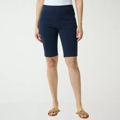 Gloria Vanderbilt Womens Denim Short In Multi