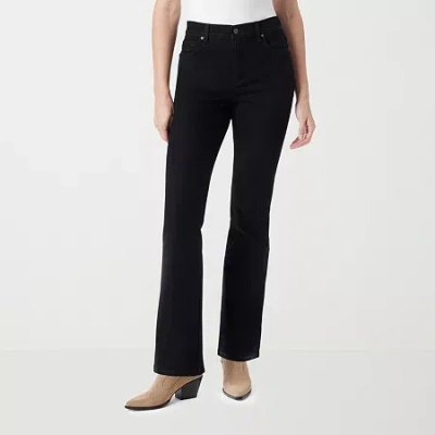 Gloria Vanderbilt Womens High Rise Bootcut Jean In Black