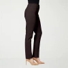 Gloria Vanderbilt Womens High Rise Straight Corduroy Pant In Brown