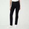 Gloria Vanderbilt Womens High Rise Straight Leg Jean In Black