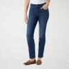 Gloria Vanderbilt Womens High Rise Straight Leg Jean In Blue