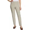 Gloria Vanderbilt Womens Solid Mid Rise Ankle Pants In Multi