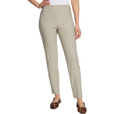 Gloria Vanderbilt Womens Solid Mid Rise Ankle Pants In Multi