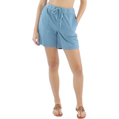 Gloria Vanderbilt Womens Utility Pull On Cargo Shorts In Multi