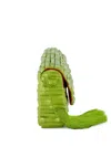 Glorinha Paranagua Bamboo Lacquer Clutch In Green