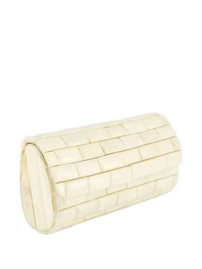 Glorinha Paranagua Mini Anouska Clutch Bag In White