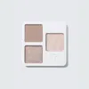 Glossier Monochromes Essential Eyeshadow Trio Palette Jute In Jute Refill