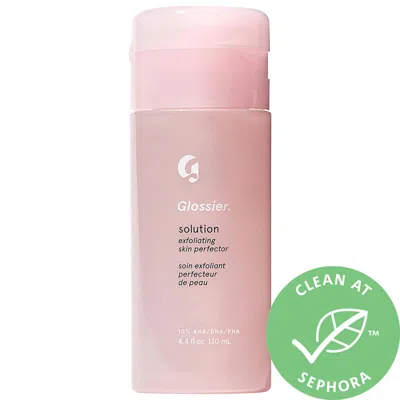Glossier Solution Skin-perfecting Daily Chemical Exfoliator 4.4 oz In Pink