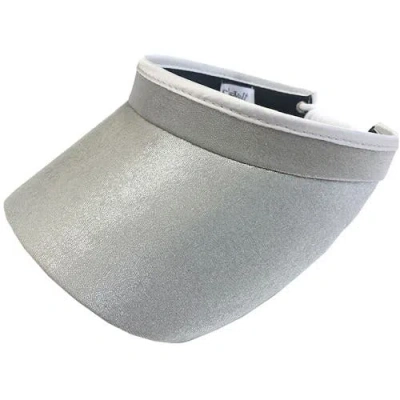Glove It Clear Dot Womens Visor In Silver