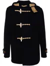 Gloverall Monty Duffle Coat In Blue
