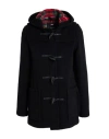 Gloverall Woman Coat Black Size 4 Wool, Polyamide