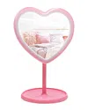 Glow Heart Mirror Light In Pink