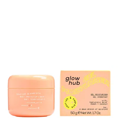 Glow Hub Nourish And Hydrate Gel Moisturiser 50g In Pink