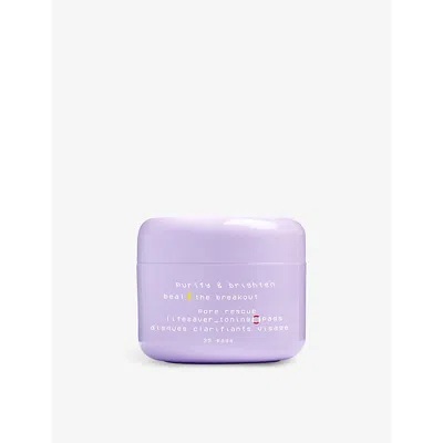 Glow Hub Purify & Brighten Pore Toning Pads Pack Of In White