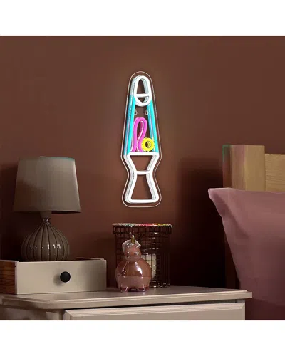 Glow Lava Lamp Wall Light In Multi