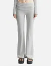 Glowny Air Folding Flare Pants In Gray