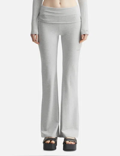 Glowny Air Folding Flare Pants In Gray