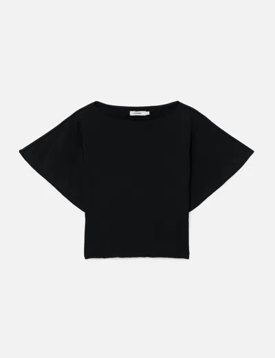Glowny Core Half Tee In Black