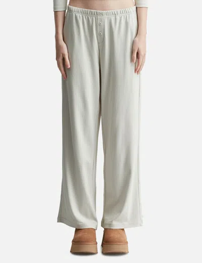 Glowny G Button Fly Pants In White